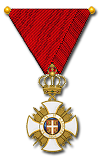 Ordre de Karageorgeos de 4e rang, avec glaives (Serbie)